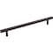 Jeffrey Alexander 192 mm Center-to-Center Brushed Oil Rubbed Bronze Square Dominique Cabinet Bar Pull 845-192DBAC - alternate 1